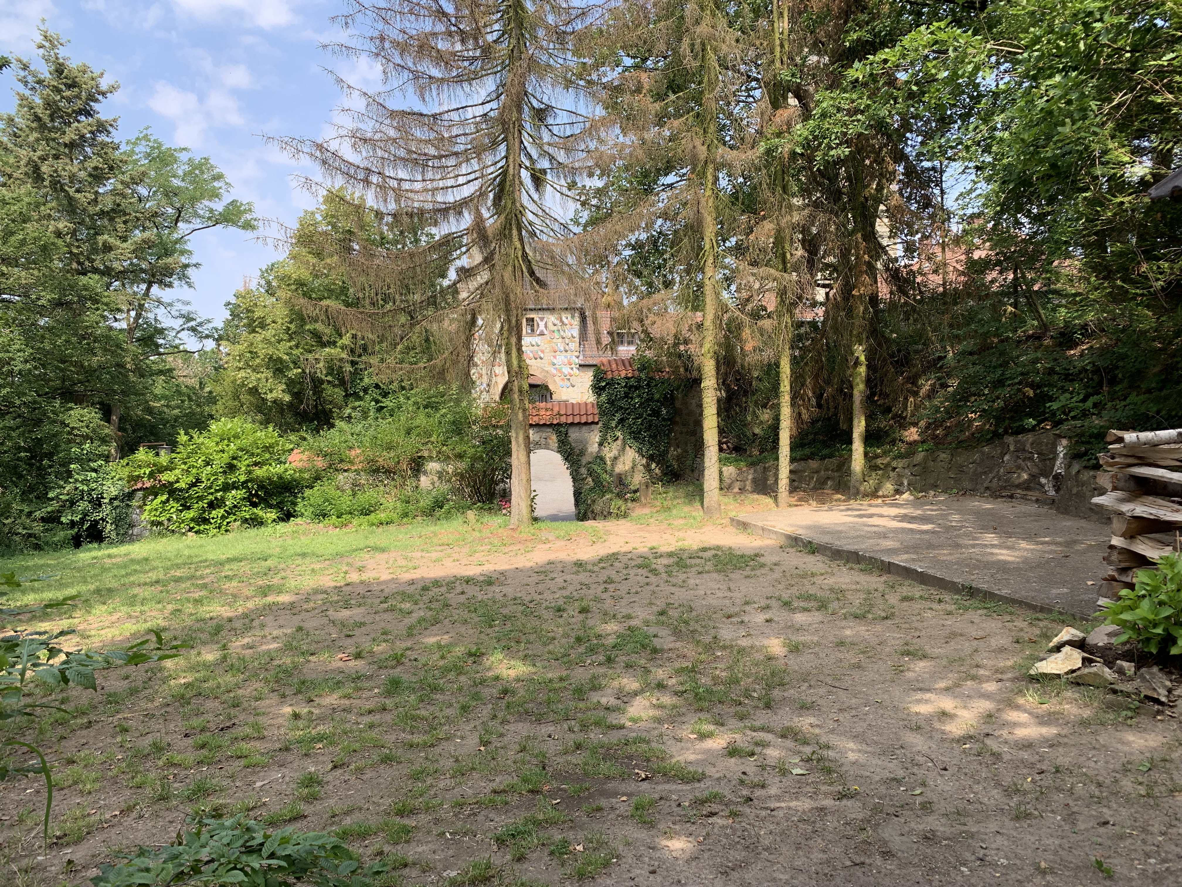 Open Air Kino Im Geheimen Garten Traditionelle Kinos